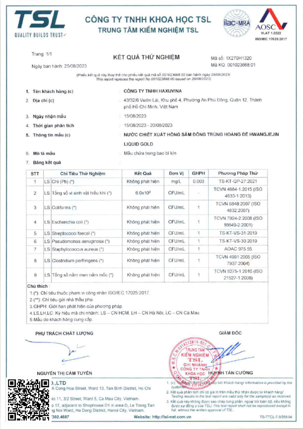 Ginseng King Hwangjin Liquid Gold Tinh Chất Hồng Sâm Đông Trùng Hoàng Đế