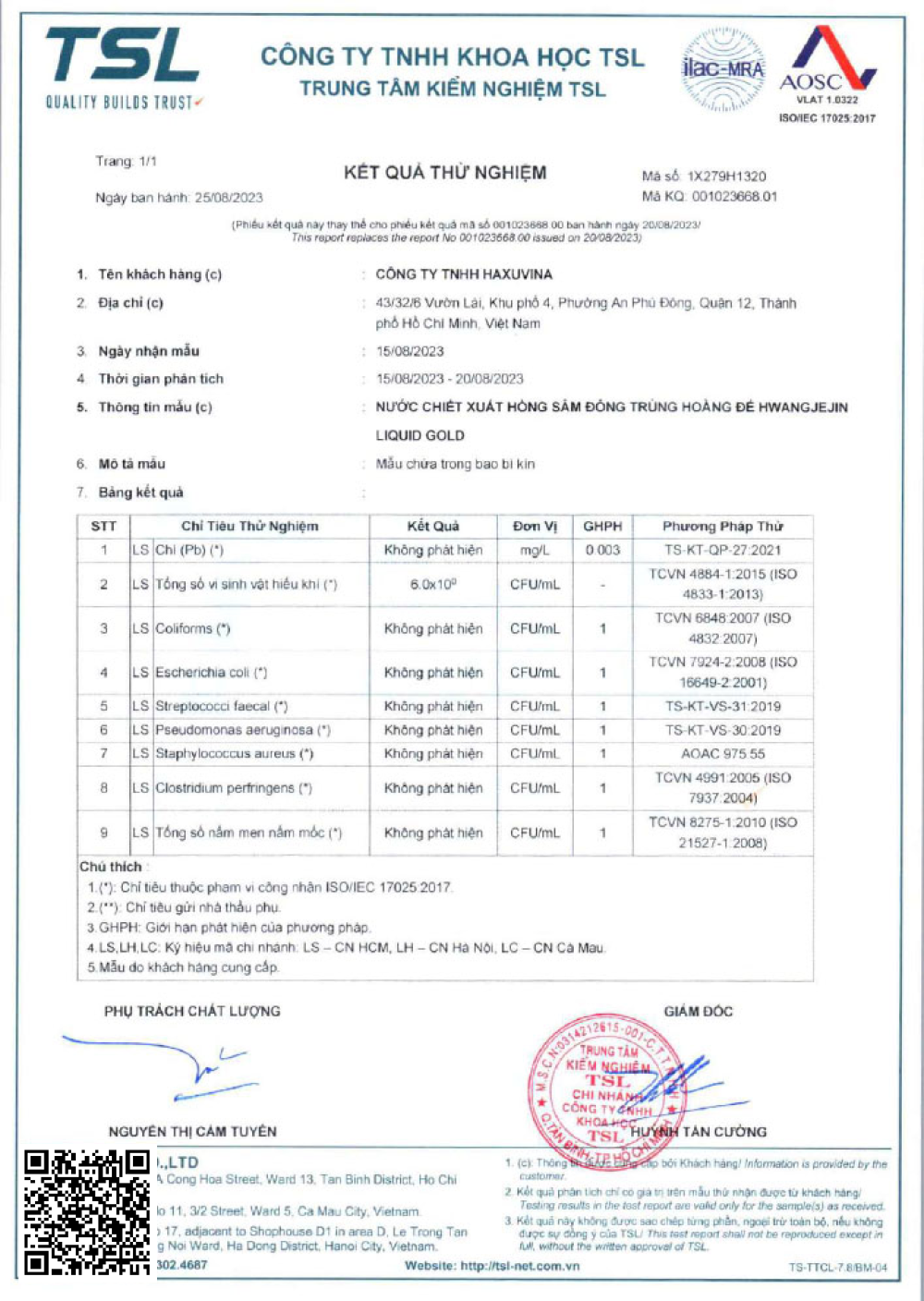 Ginseng King Hwangjin Liquid Gold Tinh Chất Hồng Sâm Đông Trùng Hoàng Đế