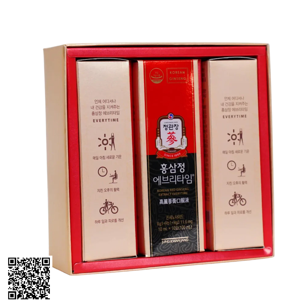 KGC Korean Red Ginseng Extract Everytime Nước Hồng Sâm  (30 gói x 10ml)