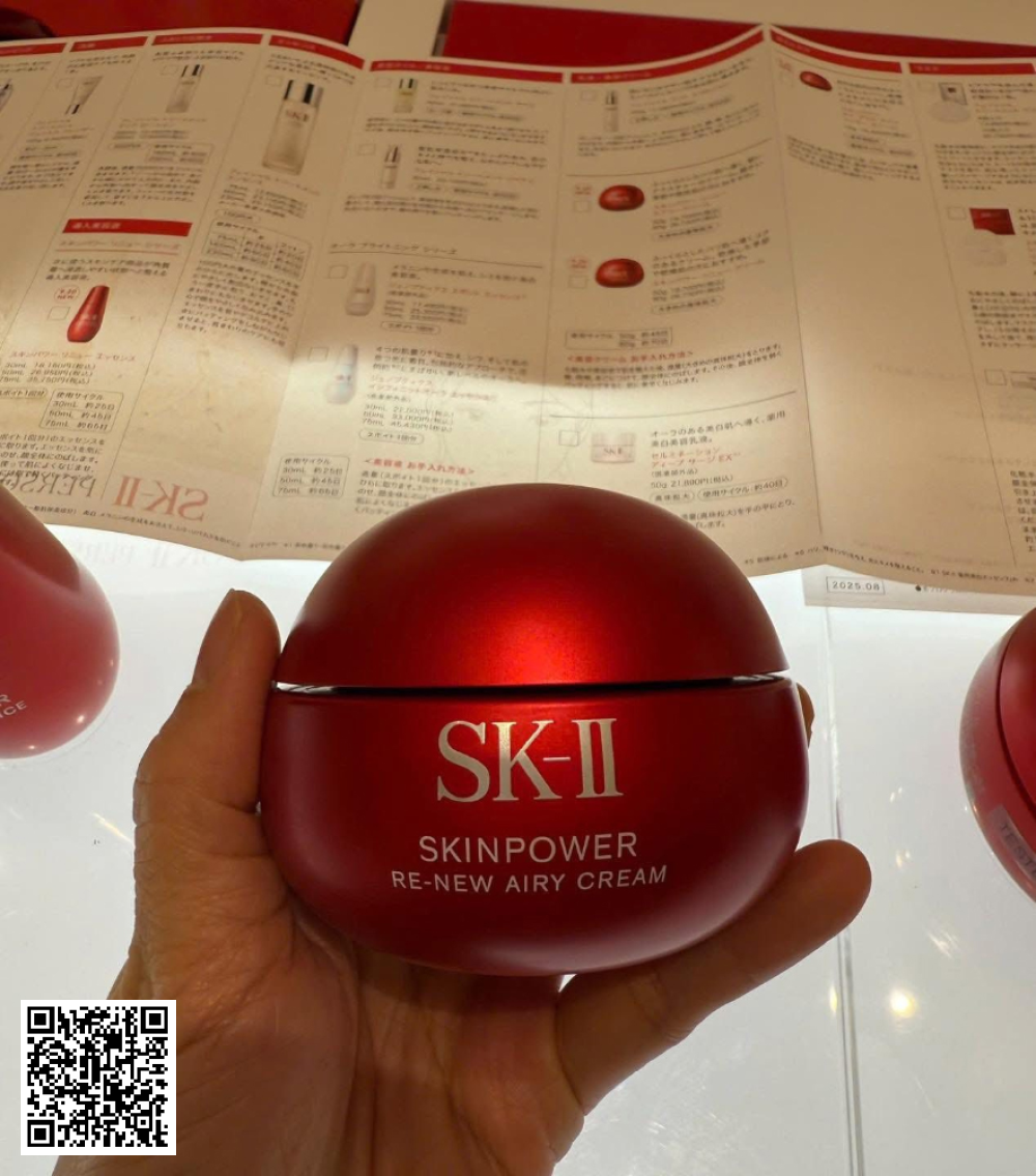 SK-II SkinPower Re-New Airy Cream Kem Dưỡng Ẩm Chống Lão Hoá Da Sk-ii Nhật Bản 80gr 