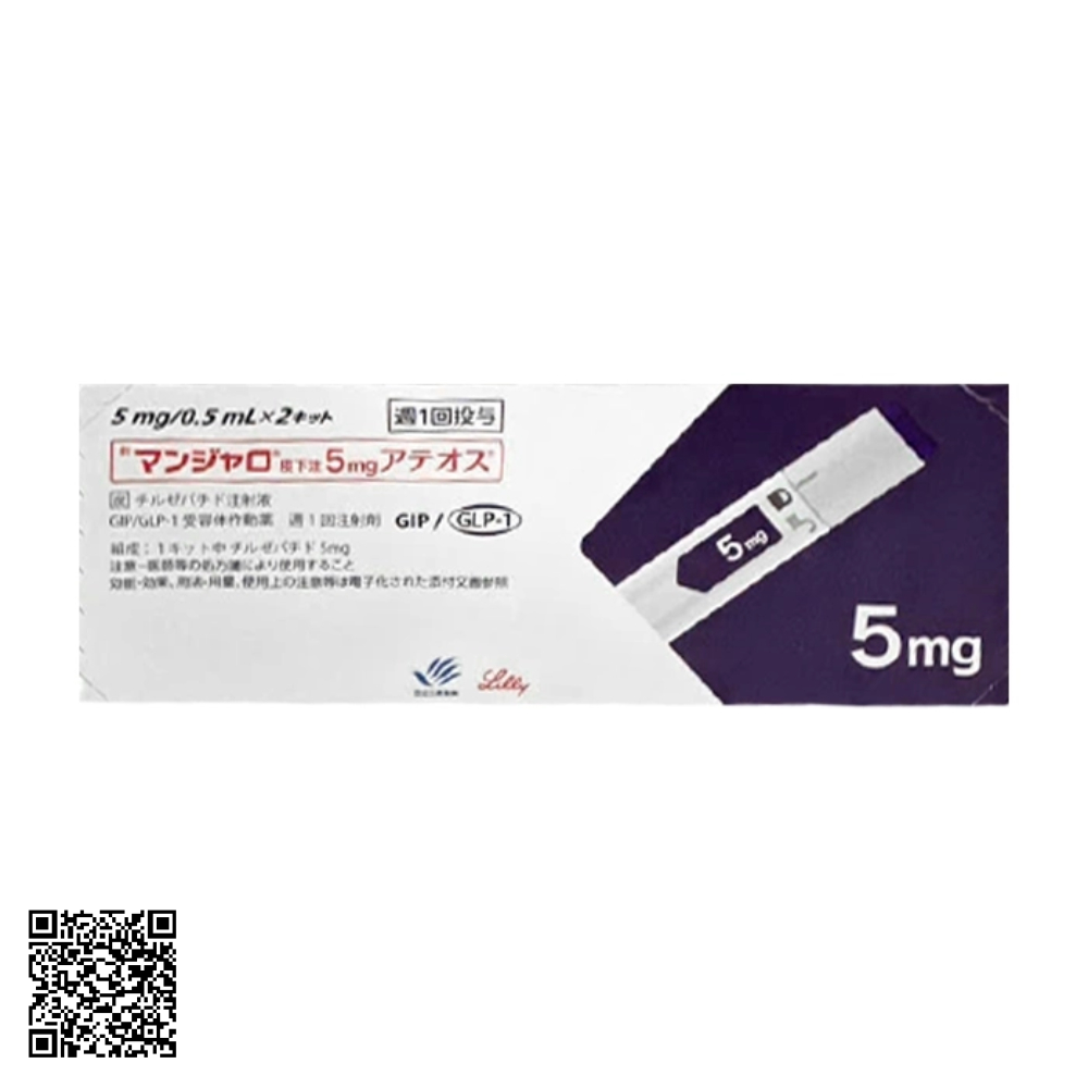 Bút Tiêm Giảm Cân Mounjaro GLP-1 Tirzepatide 5MG Từ Nhật Bản