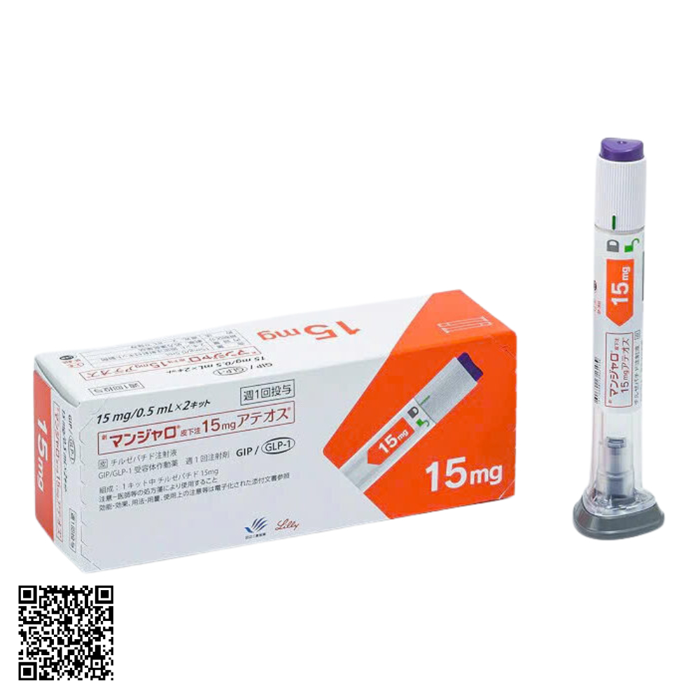 Bút Tiêm Giảm Cân Mounjaro GLP-1 Tirzepatide 15MG Từ Nhật Bản