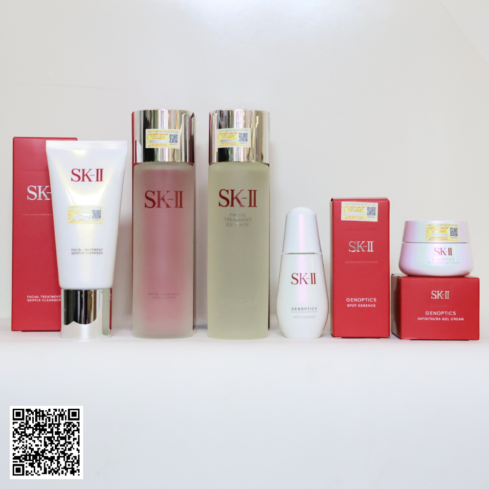 Bộ SK-II Genoptics Spot Dưỡng Da Trị Nám Trắng Da Mặt SK-ii Nhật Bản 5 Món Full-size 