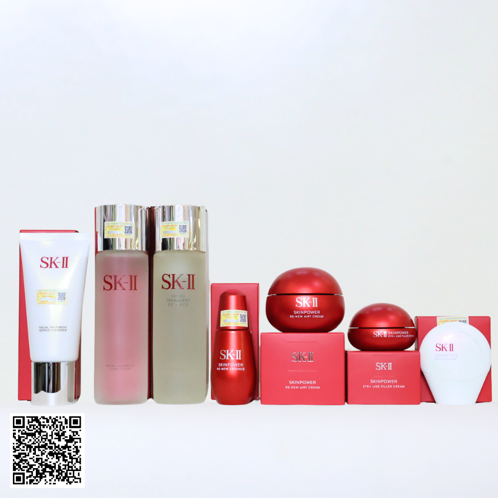  Bộ SK-II GenOptics Infinit Aura Chống Lão Hóa, Dưỡng Ẩm 7 Sản Phẩm Full-size Nhật Bản