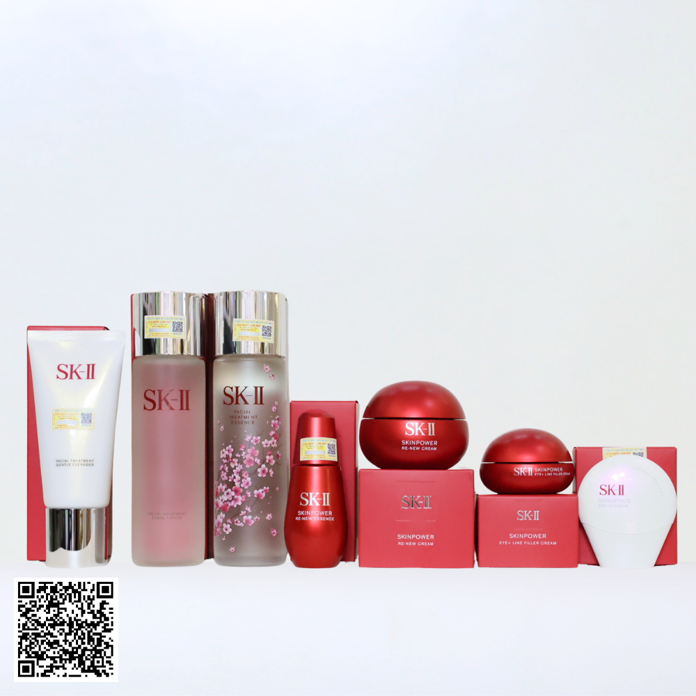  Bộ SK-II GenOptics Infinit Aura Chống Lão Hóa, Dưỡng Ẩm 7 Sản Phẩm Full-size Nhật Bản