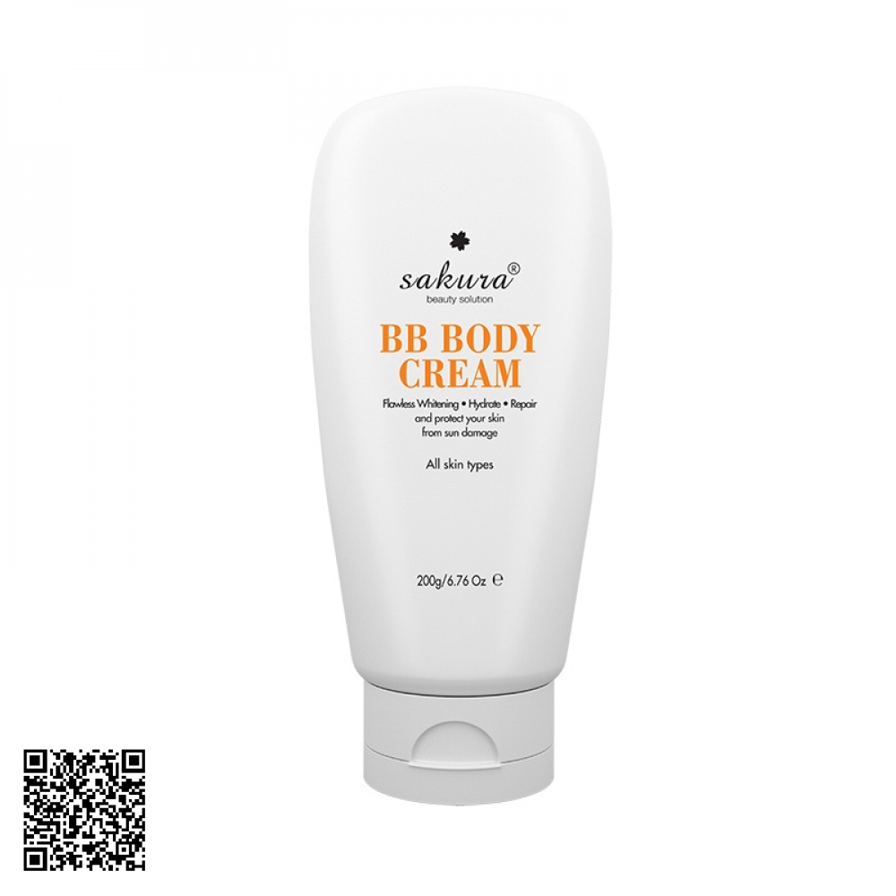Kem Dưỡng Trắng Da Và Trang Điểm Nhẹ Toàn Thân Sakura BB Body Cream