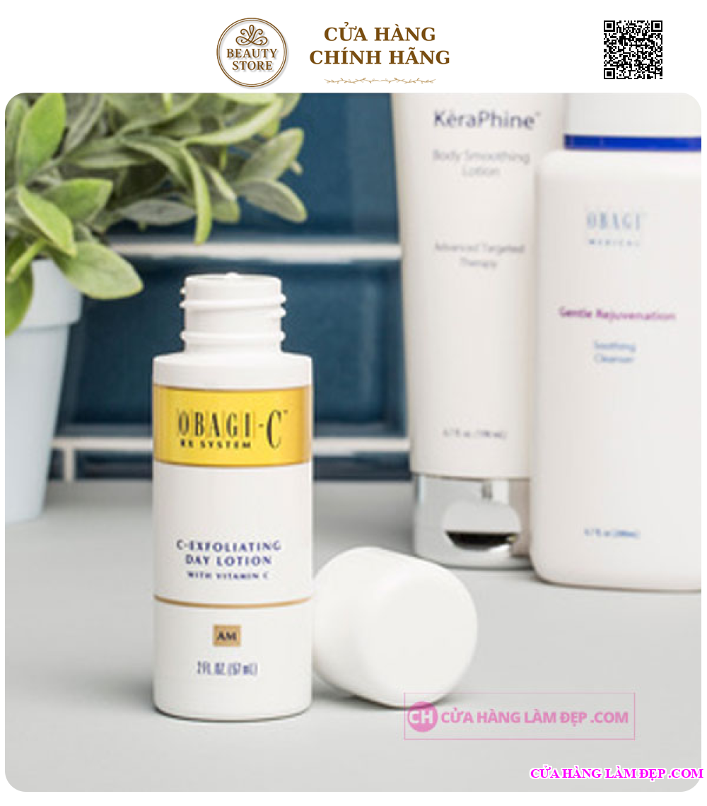 Kem Tẩy Tế Bào Chết, Dưỡng Da Ngày Obagi-C Rx C-Exfoliating Day Lotion