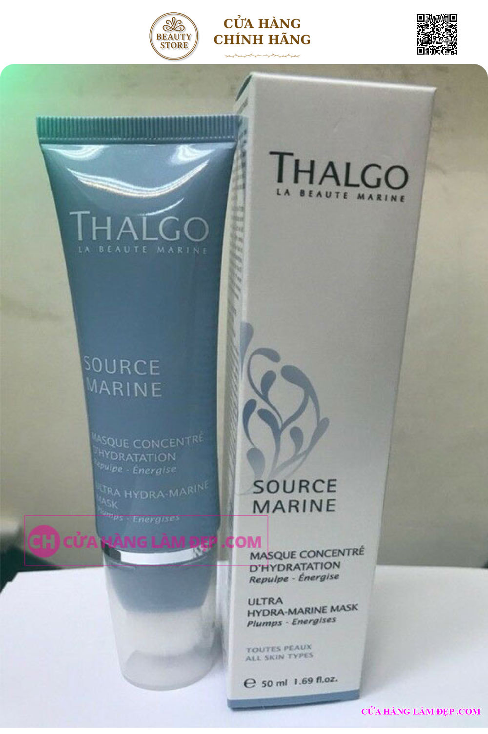 Mặt Nạ Cung Cấp Nước Cho Da Thalgo Ultra Hydra-Marine Mask