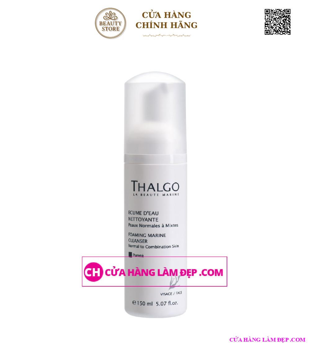Sữa rửa mặt tạo bọt Thalgo Foaming Marine Cleanser