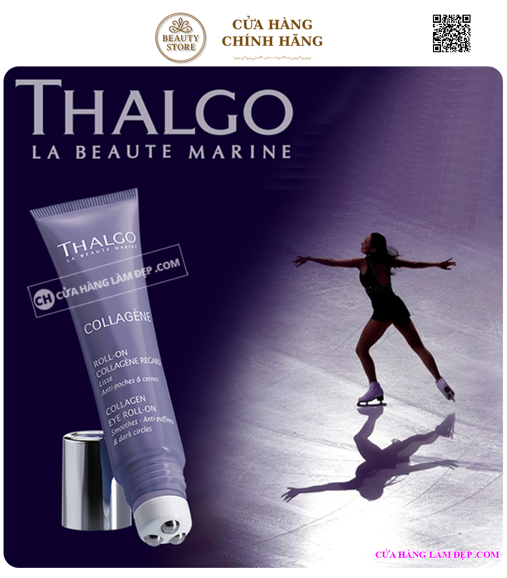 Kem Dưỡng Mắt Thalgo Collagen Eye Roll-On