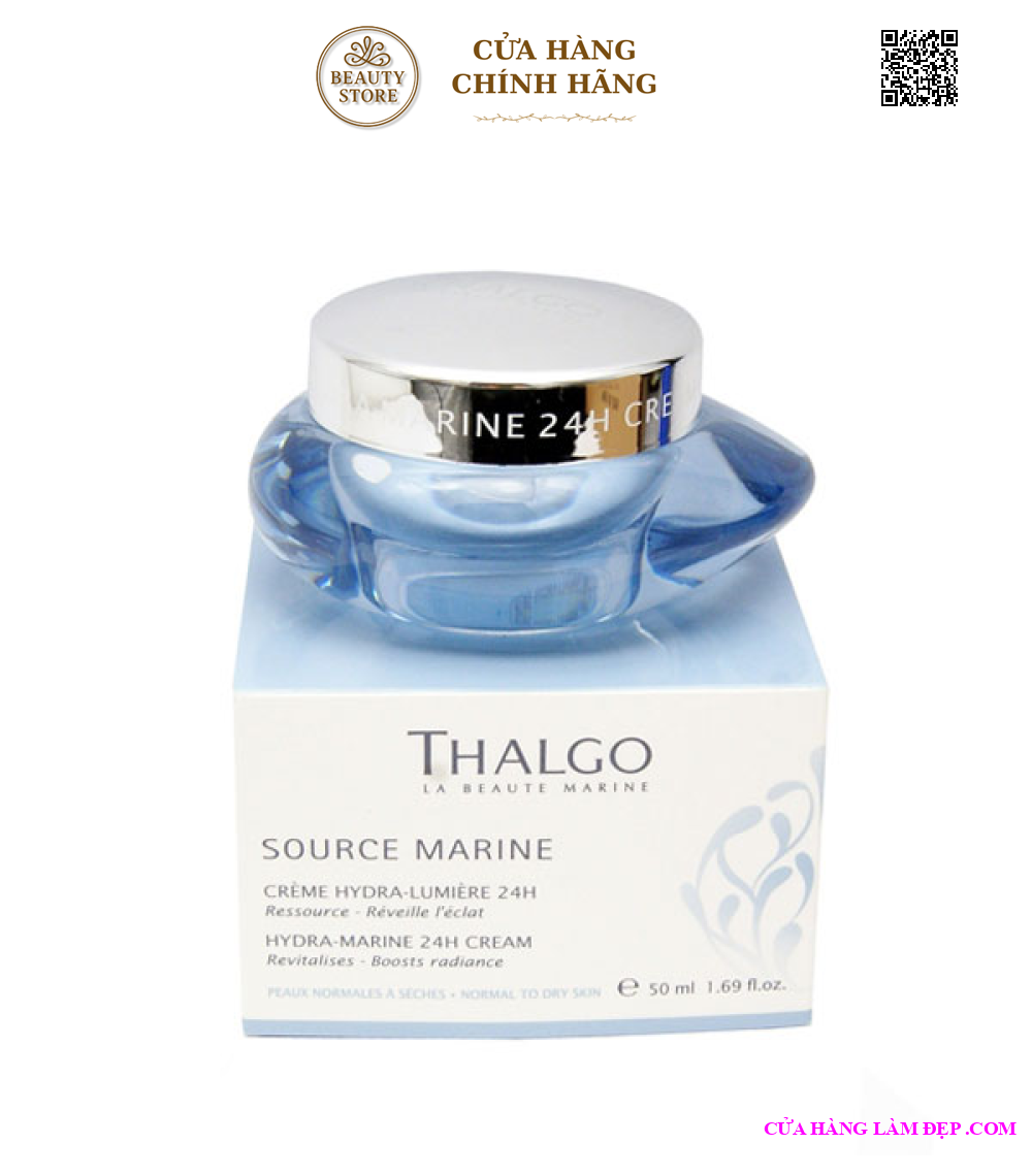 Kem Dưỡng Ẩm 24h Thalgo Hydra Marine 24h Cream