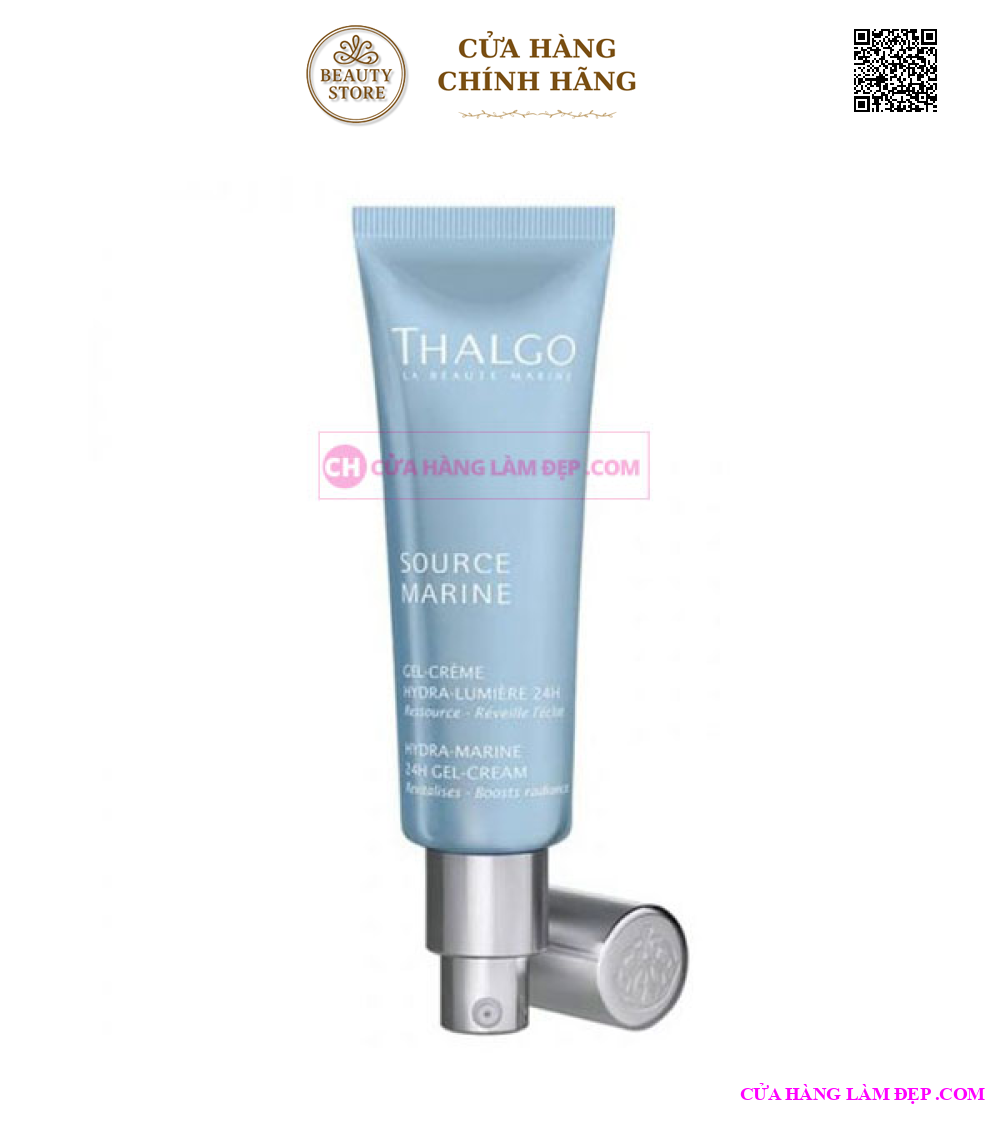 Kem Dưỡng Ẩm 24h Dạng Gel Thalgo Hydra-Marine 24H Gel Cream