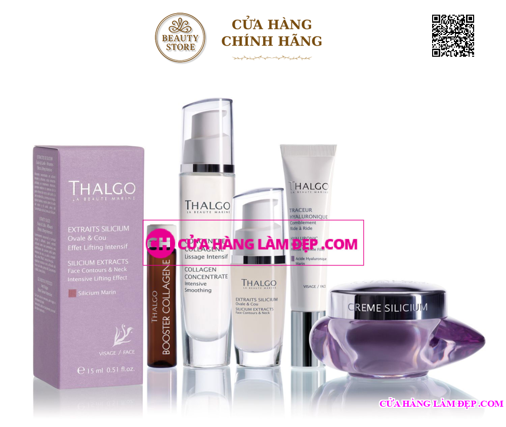 Tinh chất tái tạo tế bào, trẻ hóa và săn chắc da Thalgo Silicium Concentrate