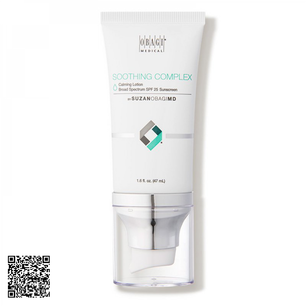 Kem Chống Nắng Phổ Rộng SuzanObagiMD Soothing Complex Calming Lotion Broad Spectrum SPF 25