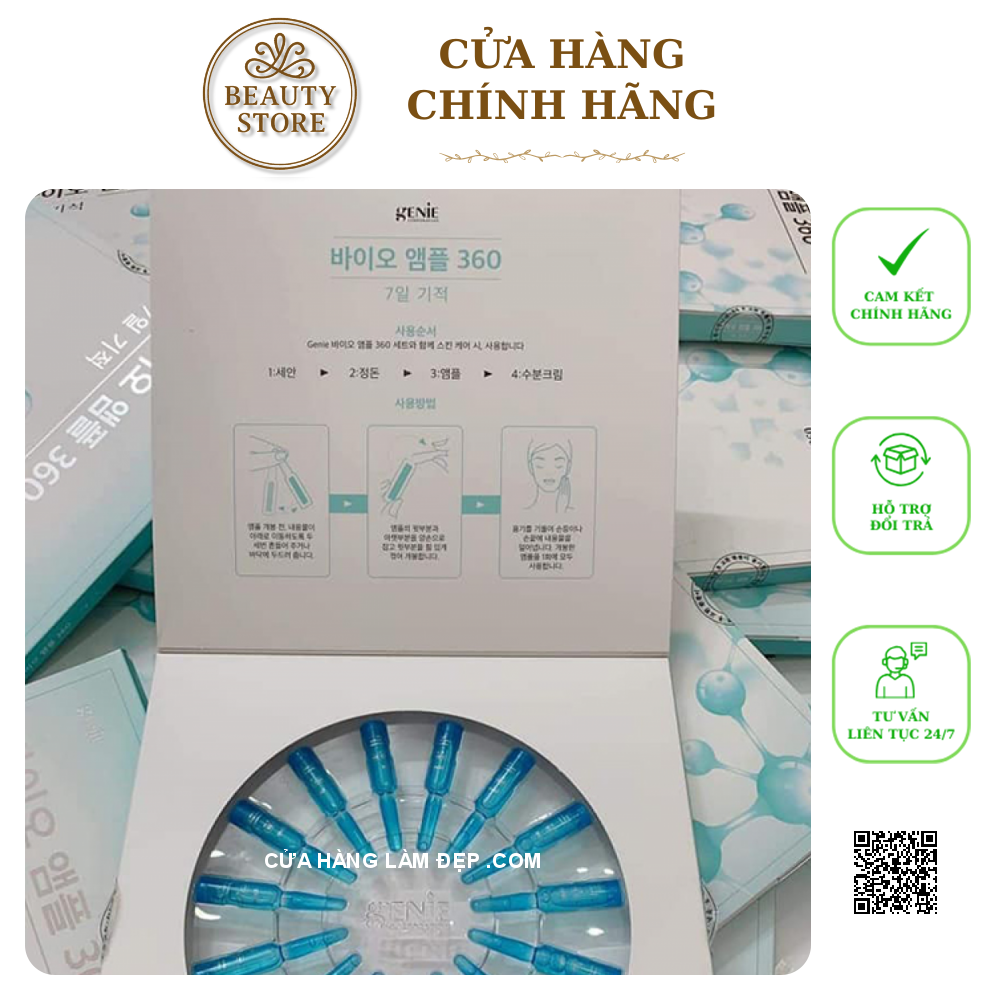 Tinh Chất Tế Bào Genie DNA Acipenser Bio Ampoule 360 7day Miracle