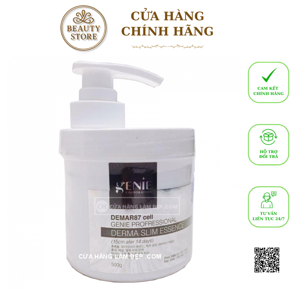 Gel Tan Mỡ Bụng Genie Demar87 Cell Profressional Derma Slim Essence