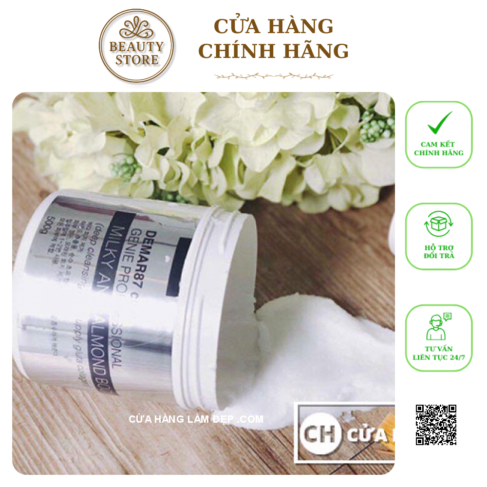 Kem Tẩy Tế Bào Chết Body Genie Demar87 Cell Milky and Almond Body Scrub