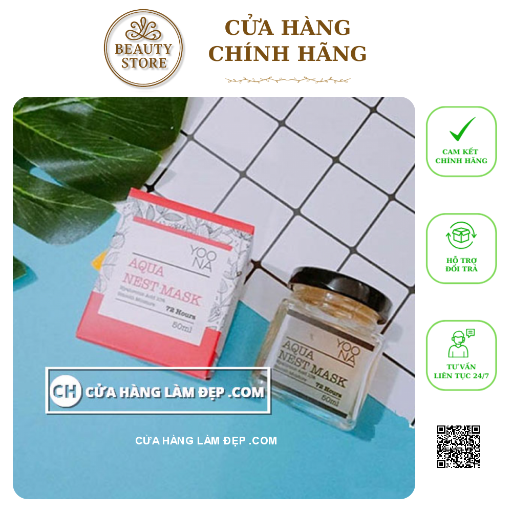 Mặt Nạ Yến Tươi Yoona Aqua Nest Mask Genie Hàn Quốc