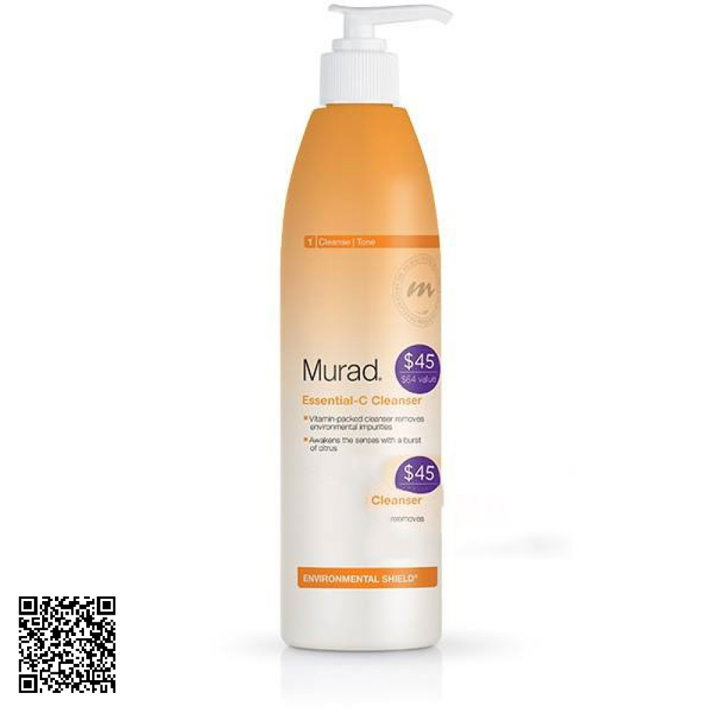 Sữa Rửa Mặt Essential-C Cleanser Murad - Dạng Chai Xịt Vòi