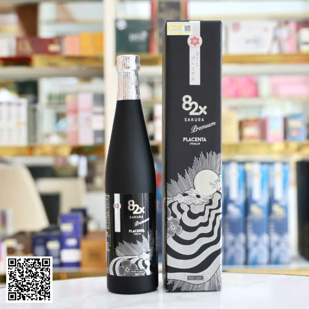 Nước Uống Tinh Chất Nhau Thai Placenta 82x Sakura Premium Nhật Bản 500ml