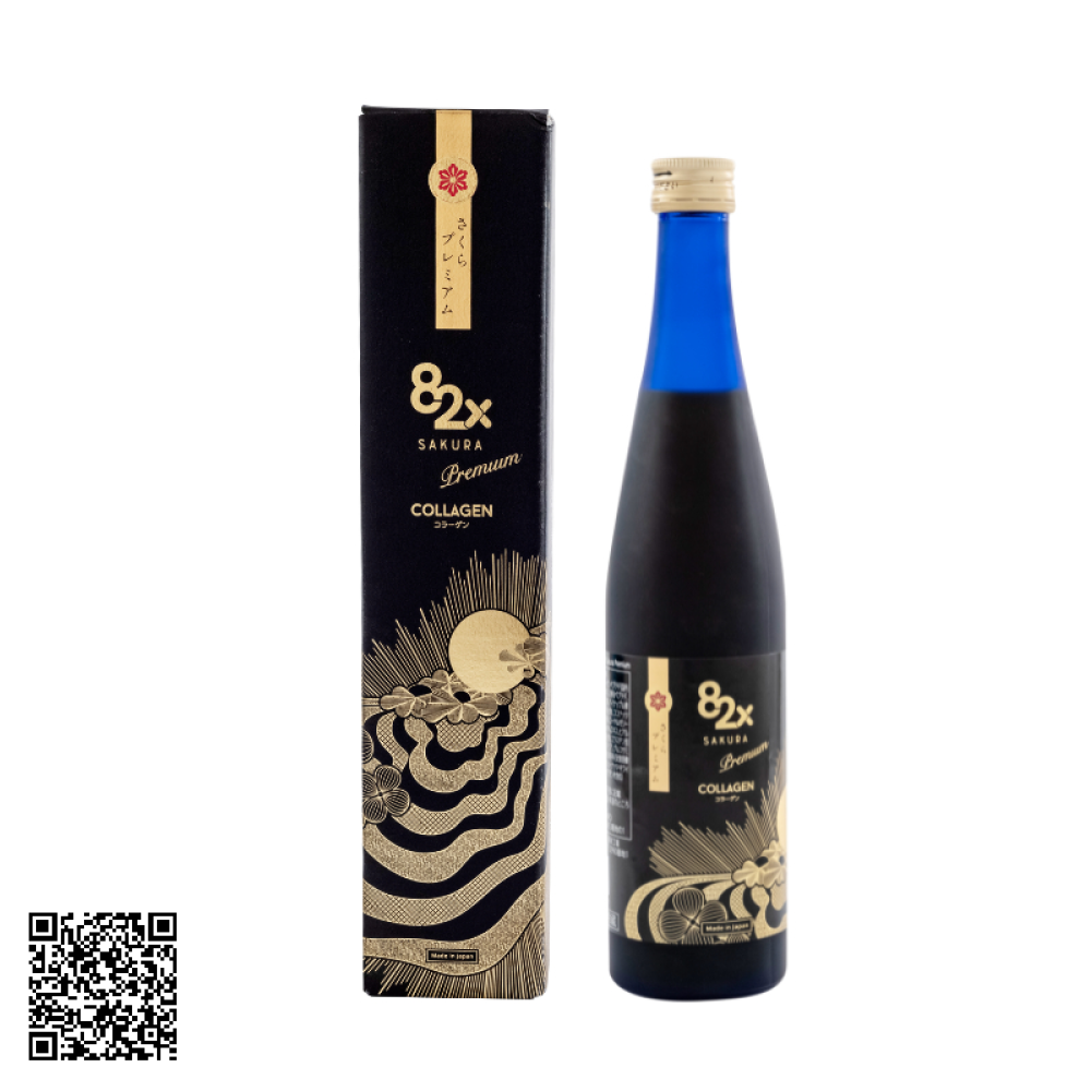 Nước Uống Collagen 82x Sakura Premium Nhật Bản 500ml