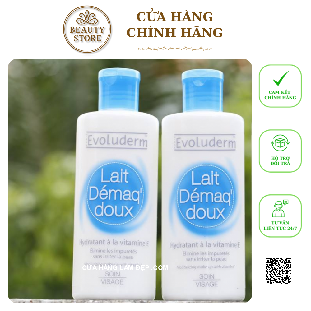 Sữa Tẩy Trang Hằng Ngày Evoluderm Lait Démaq’ Doux