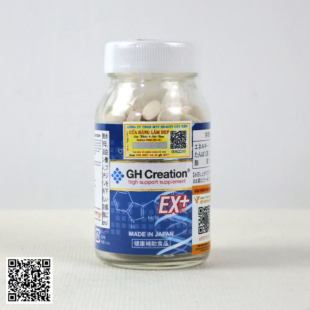 Viên Uống Tăng Chiều Cao GH Creation EX+ Từ Nhật Bản 270 Viên 
