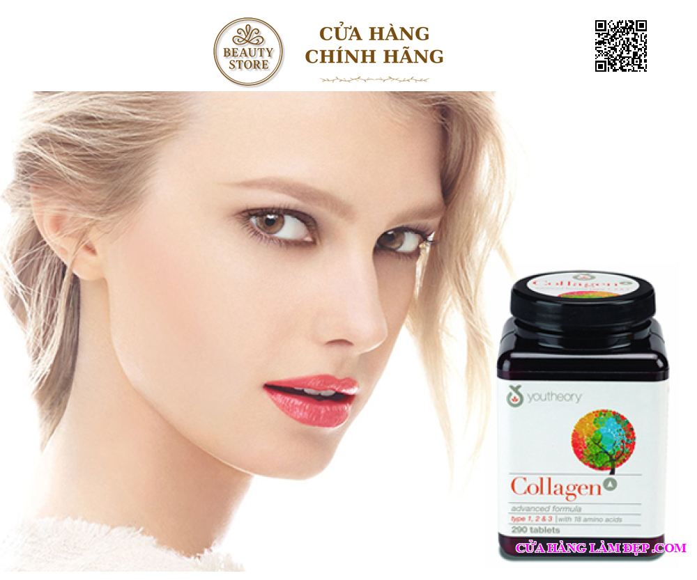 Collagen Youtheory Type 1 2 & 3 (290 Viên)