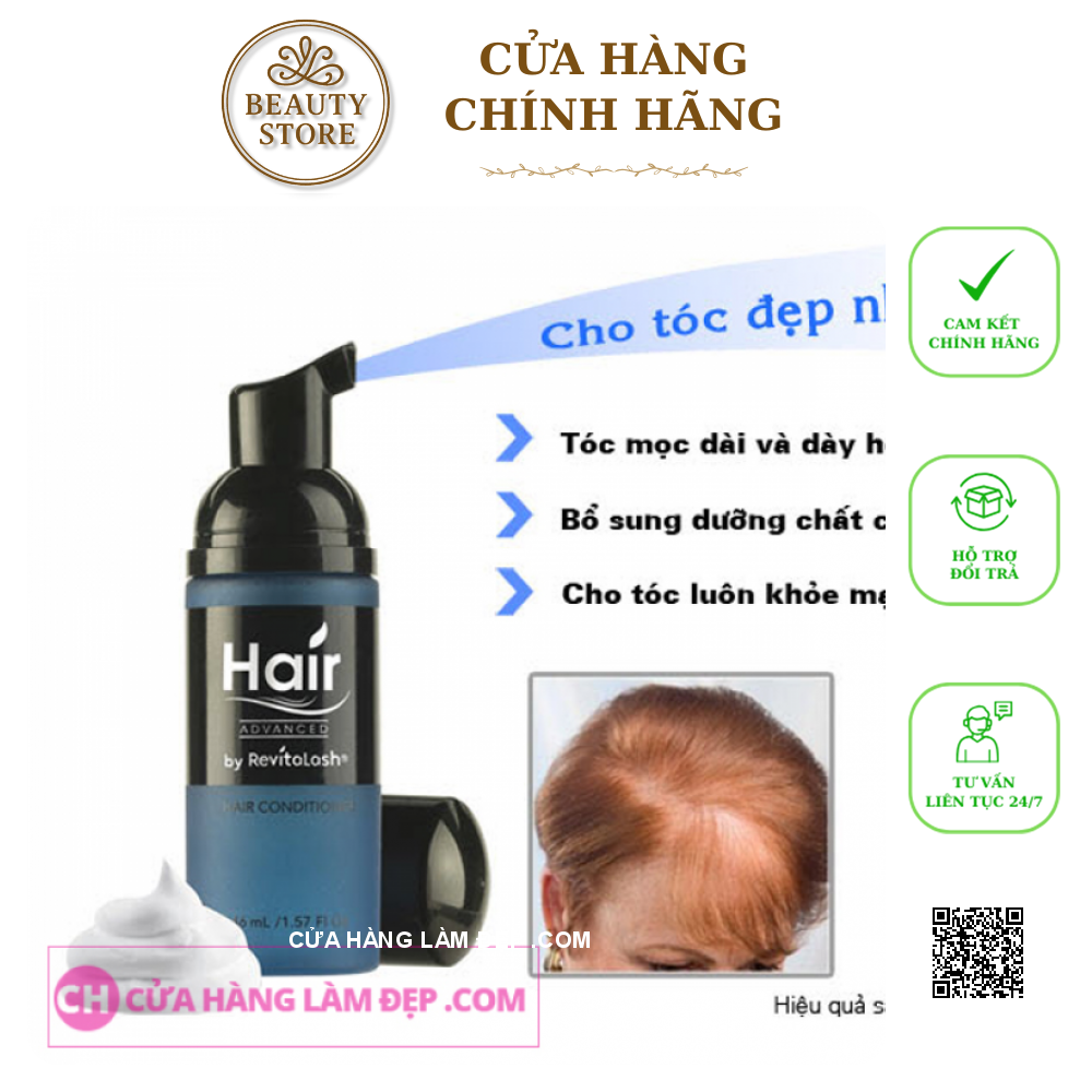   mọc tóc, giúp giảm Hói Đầu Hair By Revitalash Advanced 46ml (mẫu mới 2019) của Mỹ