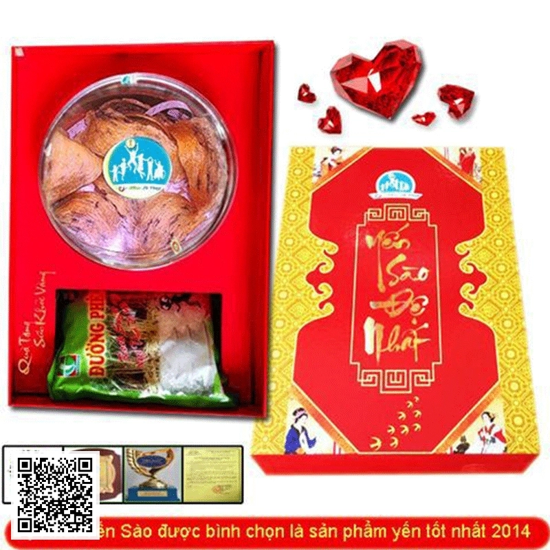 Tổ Yến Sào Đệ Nhất Hồng Tinh Chế 100g