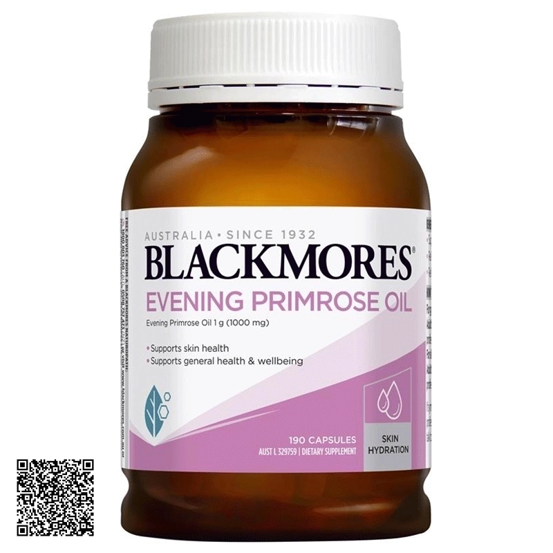 Tinh Dầu Hoa Anh Thảo Cân Bằng Nội Tiết Tố Blackmores Evening Primrose Oil Australia 190 Viên