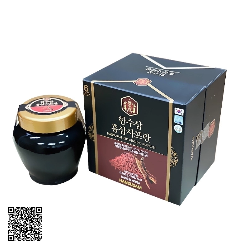 Cao Hồng Sâm Nhụy Hoa Nghệ Tây Hansusam Red Ginseng Saffron Của Hàn Quốc