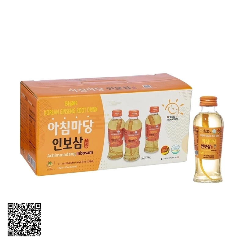 Nước Hồng Sâm Có Củ Achimmadang Inbosam Biok Korean Ginseng Root Drink