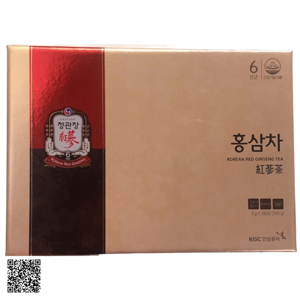Trà Hồng Sâm KGC Korean Red Ginseng Tea Từ Hàn Quốc 100 Gói