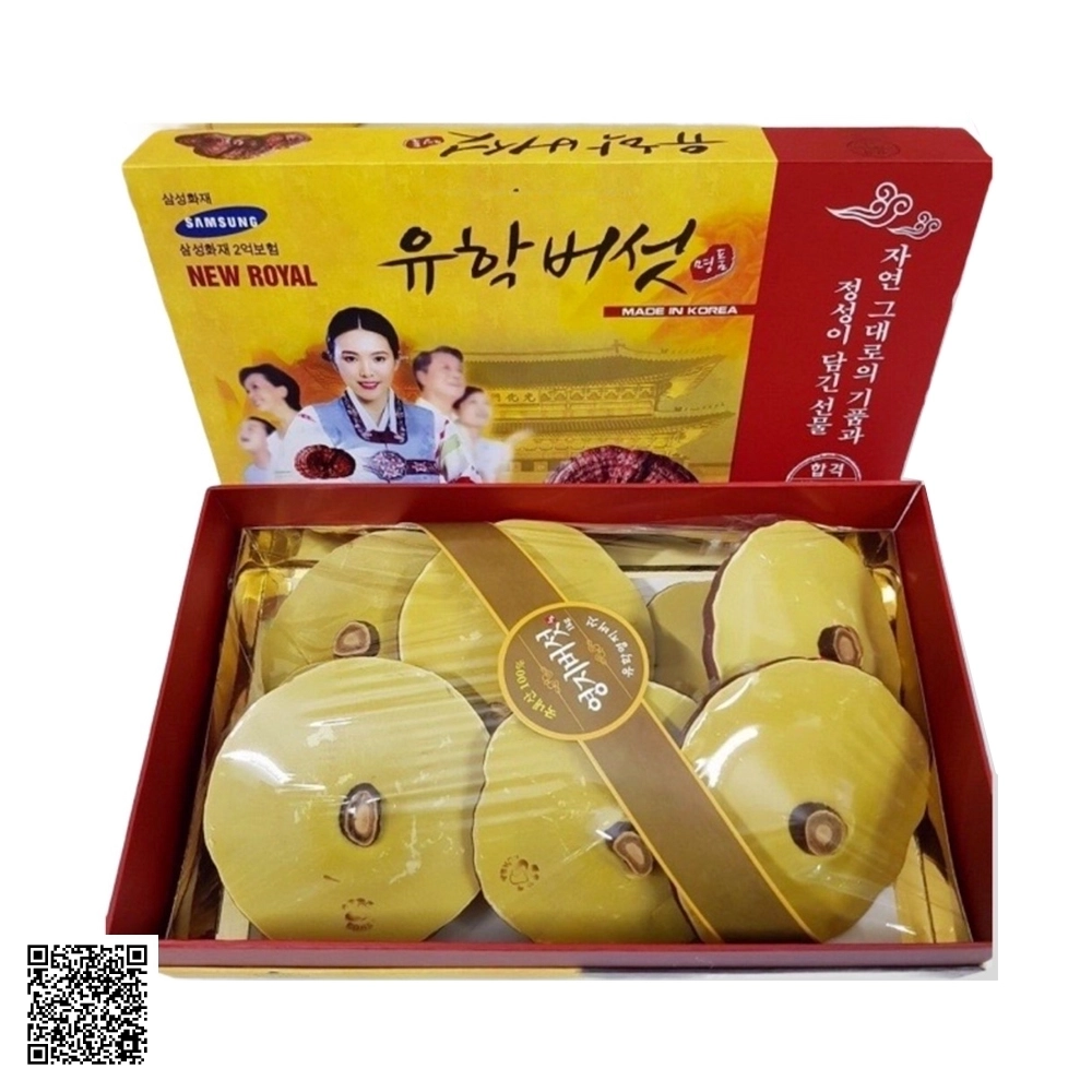 Nấm Linh Chi Vàng Thơm New Royal Cao Cấp Từ Hàn Quốc 1kg