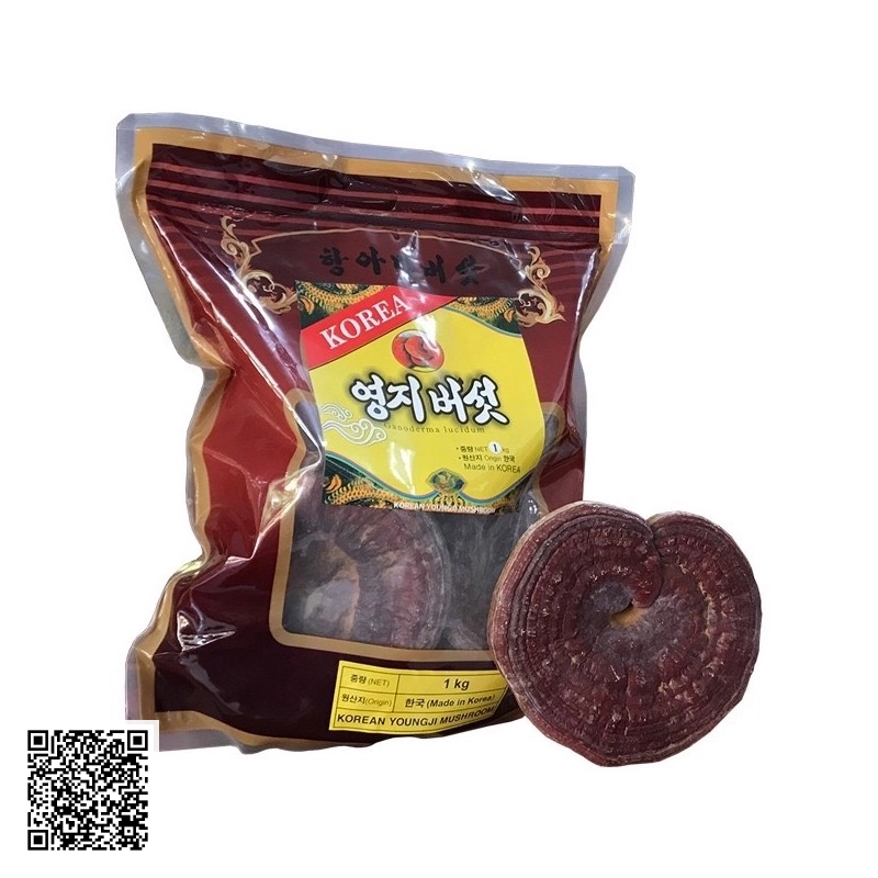 Nấm Linh Chi Đỏ Núi Đá Thiên Nhiên Korean Youngji Mushroom Từ Hàn Quốc 1kg