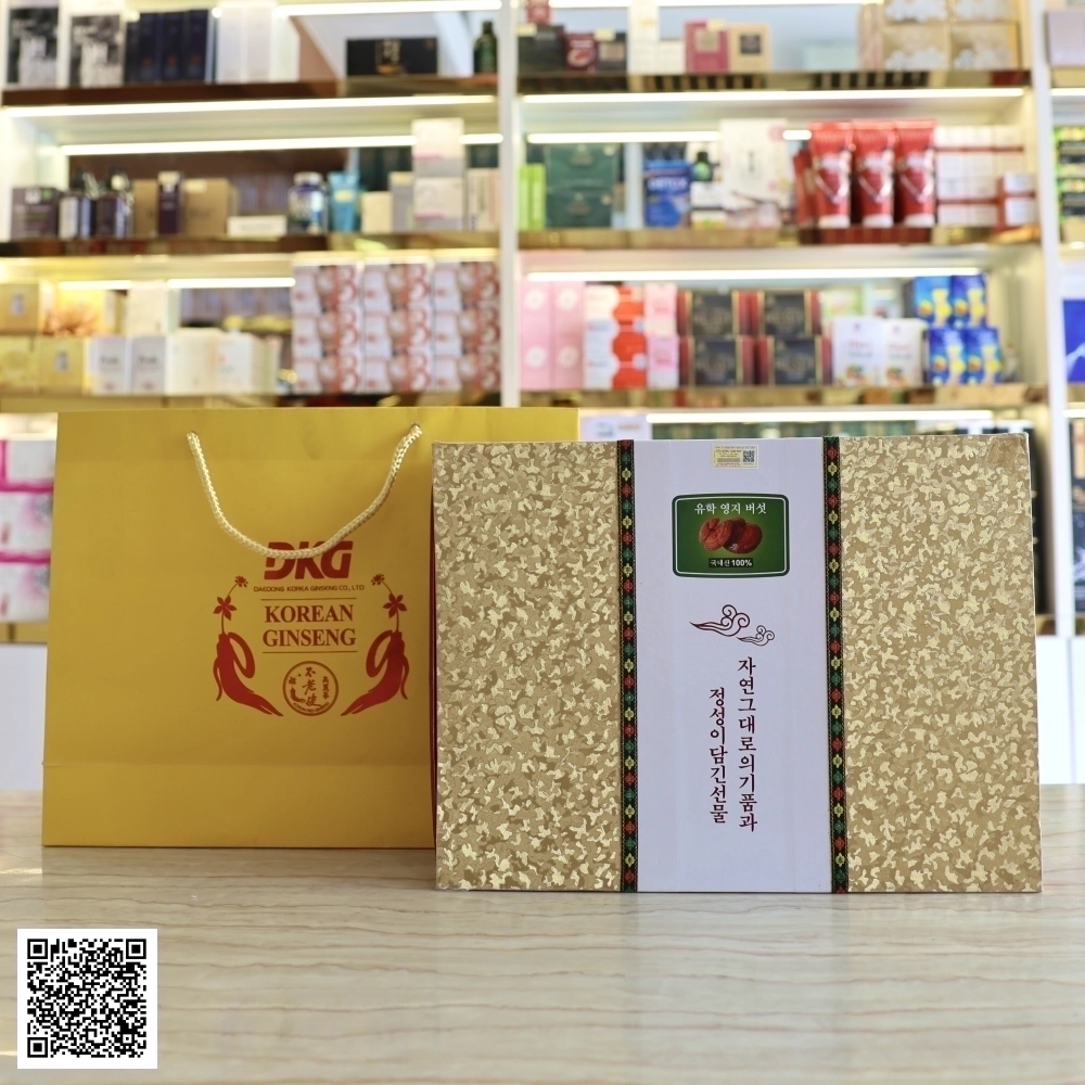 Nấm Linh Chi Vàng Thơm Thiên Nhiên Hàn Quốc Thượng Hạng Từ Hàn Quốc 1kg