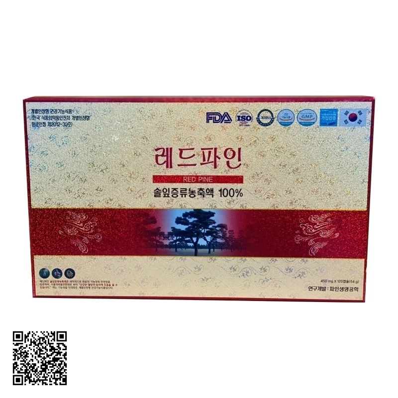 Viên Tinh Dầu Thông Đỏ Red Pine Từ Hàn Quốc 120 Viên