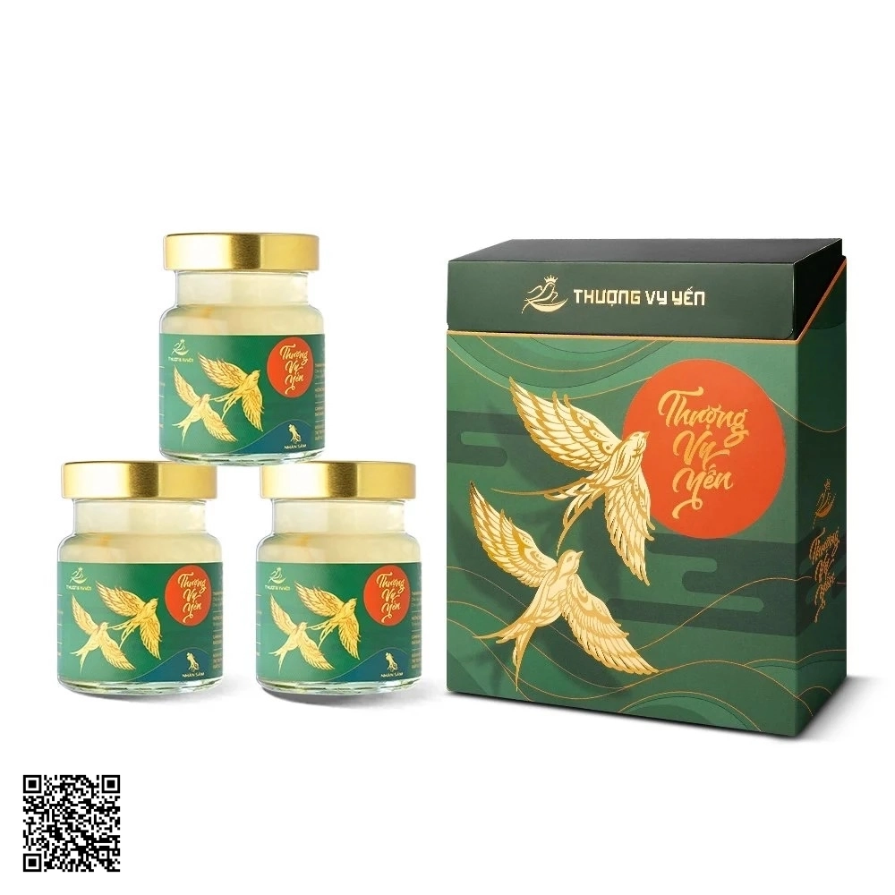 Yến Sào Thượng Vy Yến Biển Nhân Sâm Set 6 Hũ