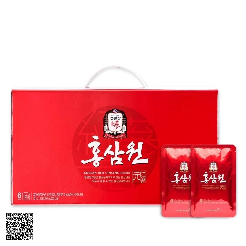 Nước Hồng Sâm Won KGC Jung Kwan Jang Từ Hàn Quốc 15 Gói