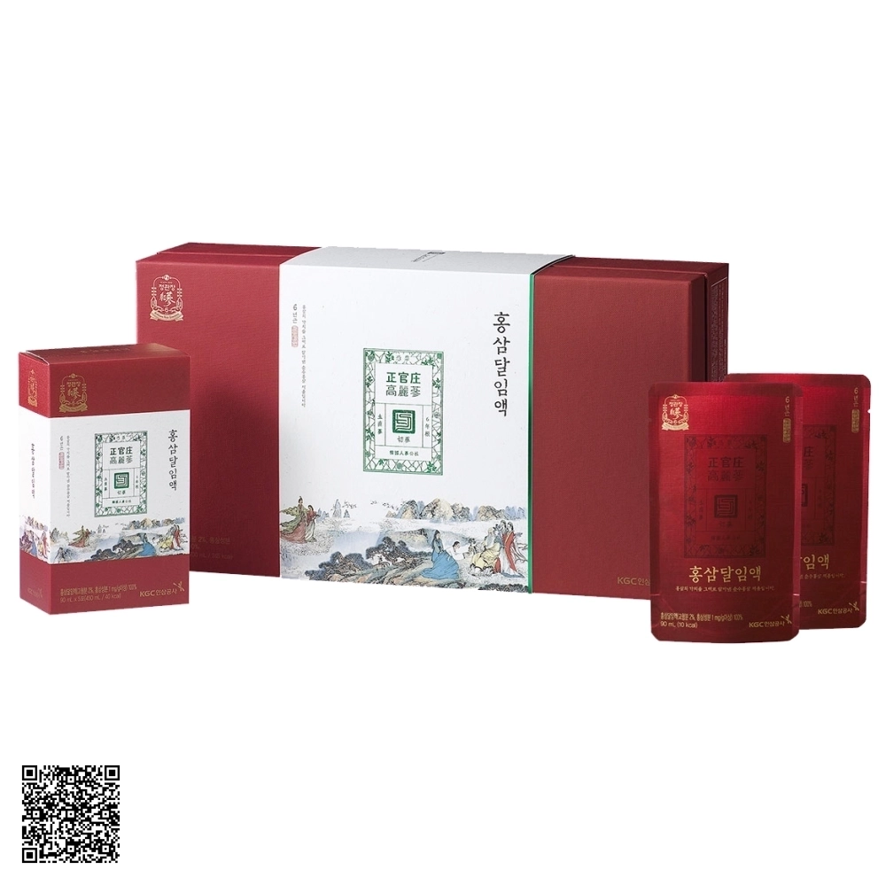 Nước Hồng Sâm Tinh Khiết Hảo Hạng KGC Jung Kwan Jang Pure Extract Từ Hàn Quốc 30 Gói