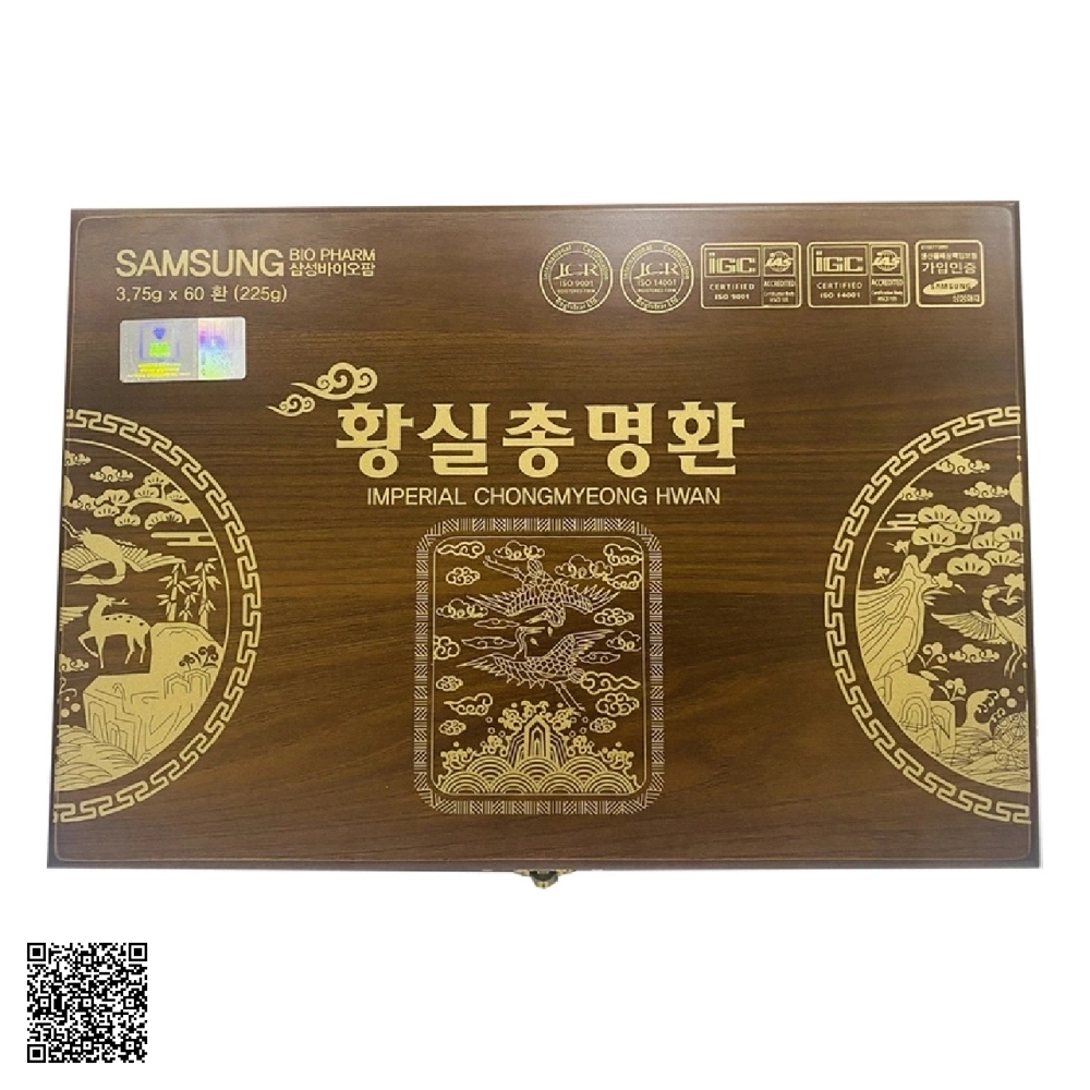 An Cung Ngưu Hoàng Samsung Bio Pharm Imperial Chongmyeong Hwan Từ Hàn Quốc 60 Viên