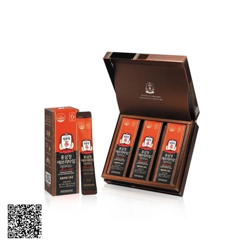 Tinh Chất Cao Địa Sâm Everytime Limited Hàn Quốc Hộp 30 Gói 10ml