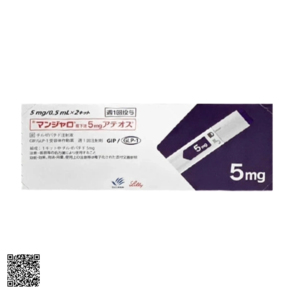 Bút Tiêm Giảm Cân Mounjaro GLP-1 Tirzepatide 5MG Từ Nhật Bản